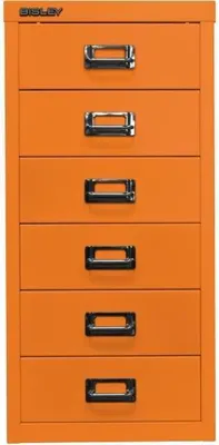 Produktbild von BISLEY MultiDrawer™ L296 Schubladenschrank orange 6 Schubladen 27,8 x 38,0 x 59,0 cm