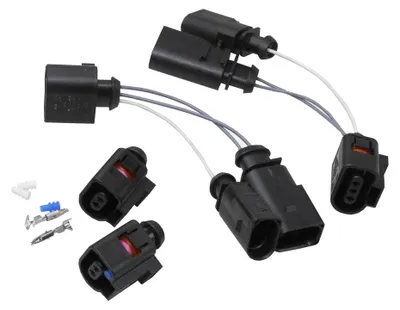 Image de Faisceau de câbles d'origine Kufatec, adaptateur de câbles pour éclairage diurne LED, compatible avec VW Scirocco III