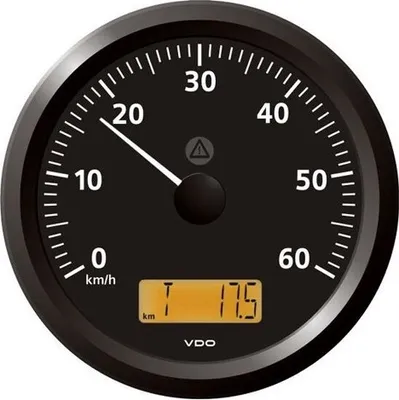 Obrázek produktu pro VDO ViewLine tachometr 60 KMH černý 85mm
