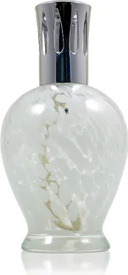 Produktbild von Duftlampe Snow White - weiß marmoriert von Ashleigh & Burwood - katalytische Aromalampe