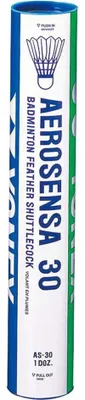 Image de Balles de badminton Yonex Aerosensa 30 V4 blanches 30 unités Blanches 30 unités
