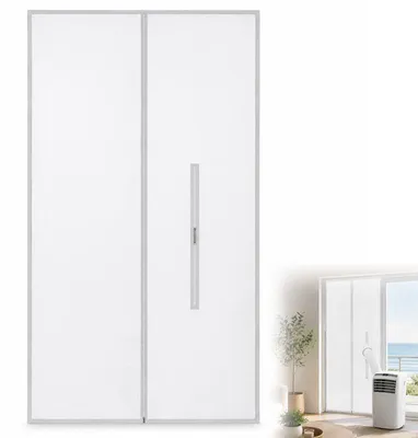 Produktbild von Türdichtung für mobile Klimaanlage, 210×90cm, Oxford 210T, weiß – für Schiebetür & Drehtür, energiesparend