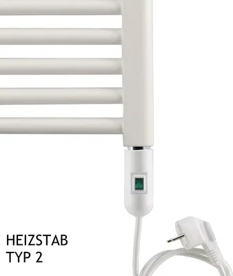 Produktbild von Ximax Badheizkörper Elektrobetrieb Alpha 1454x500 mm Weiß 900 Watt Heizstab Typ 2