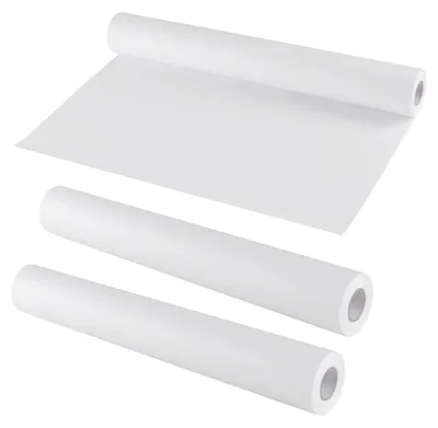 Zeichenpapierrolle 3er-Set, 43 cm x 20 m, 80 g, weiß