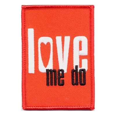 Produktbild von The Beatles Love Me Do Aufnäher zum Aufnähen 100 x 50 mm
