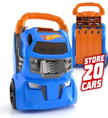 Produktbild von Hot Wheels Car Case Launcher Speichert bis zu 20 Autos