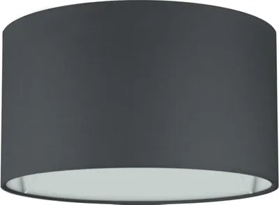 Produktbild von Wogati® Premium Lampenschirm E14/E27 Baumwolle|Farbe: Schwarz/Größe: Ø35cm Höhe 22,5cm