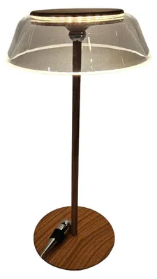 Productafbeelding van LED-tafellamp, oplaadbaar via USB - Dimbaar, met aanraakbediening en flesadapter, 16,5x33,5 cm