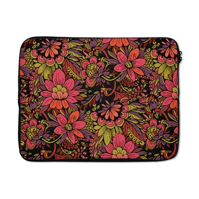 Obrázek produktu pro Pouzdro na notebook 17 palců Květiny - Design Brašna na notebook