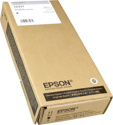 Produktbild von Epson T6427 Light Black-Tintenpatrone (150 ml), Standardertrag, Schwarz, Tinte auf Pigmentbasis, 150 ml, 1 Stück(e)