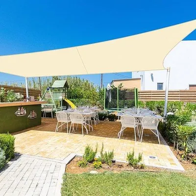 Produktbild von Famanu Sonnensegel UV-Schutz - wetterbeständig, luftdurchlässig, 2 x 3 m