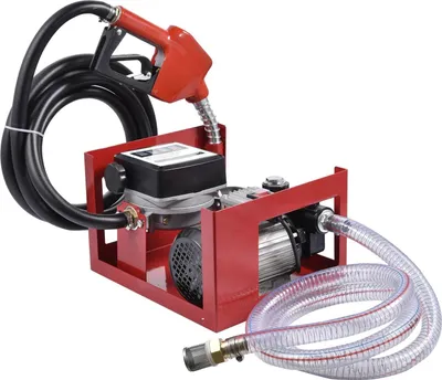 Produktbild von Elektrische Heizöl-Transferpumpe - 220V 550W selbstansaugendes Pumpenkit - Mit Durchflussmesser - Automatik-Zapfpistole mit Abschaltung - Schlauch