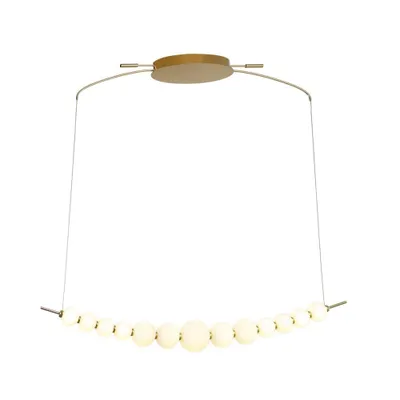 Obrázek produktu pro LED závesné svietidlo 3100 lm 3000K zlatá/biela ITALUX Ronza PND-36472-37W-3K-GD