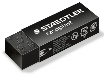 Produktbild von STAEDTLER rasoplast 526 B-9 Radierer Einzelprodukt schwarz, Größe: 65 x 23 x 13 mm