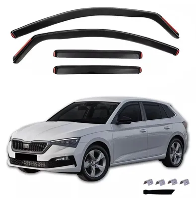 Obrázok produktu pre 4-dielna sada deflektorov pre ŠKODA SCALA – od roku 2019