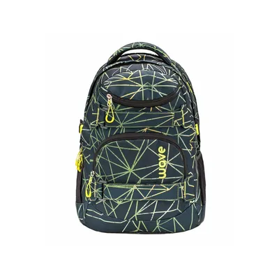 Produktbild von Wave Infinity Schulrucksack "Stripes Green"