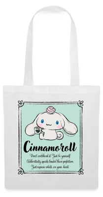 Produktbild von Spreadshirt Cinnamoroll Just Be Yourself Stoffbeutel, One size, Weiß