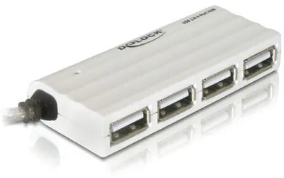 Produktbild von Delock HUB USB 2.0 - Hub - 4 x USB 2.0 - Desktop