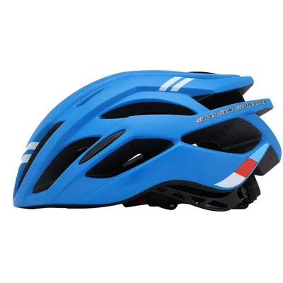 Imagen del producto de Casco de bicicleta de alta calidad: seguro y elegante, ideal para bicicletas de montaña, color azul, talla M