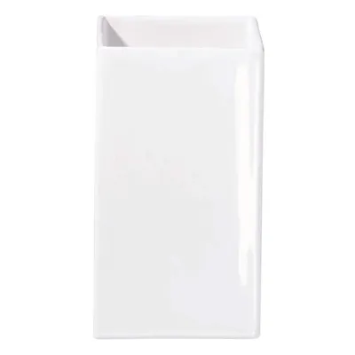 Produktbild von ASA Vase, weiß QUADRO 11,5 x 11,5 cm, H. 21 cm 4606005  Vorteilsset beinhaltet 4 x den genannten Artikel und Geschenk + Spende