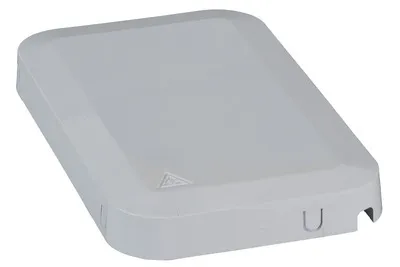Produktbild von FTTH Indoor Anschlussbox für 2Fasern -- 1Kupplung, Durchführungskassette