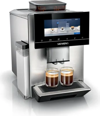 Produktbild von Siemens TQ905D03, Espressomaschine, 2,3 l, Kaffeebohnen, Eingebautes Mahlwerk, 1500 W, Edelstahl