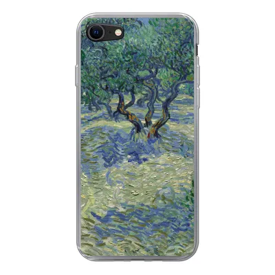 Produktbild von MuchoWow® Handyhülle Schutzhülle Hülle für iPhone 8 Der Olivenhain - Vincent van Gogh Silikon Softcase Handy Hülle - Schutzhaube