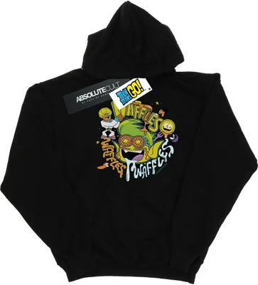 Produktbild von DC Comics - "Teen Titans Go Waffle Mania" Kapuzenpullover für Jungen BI13312 (140-146) (Schwarz)