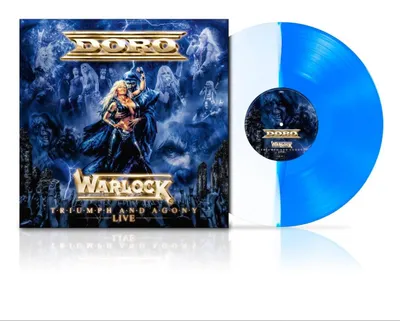 Produktbild von Warlock-Triumph and Agony Live (Blue/White Lp) [Vinyl LP]