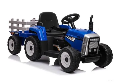 Zdjęcie produktu dla Elektryczny pojazd dla dzieci Traktor z przyczepą XMX611 Niebieski