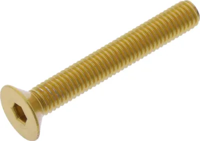 Produktbild von Senkschraube JMP Bolt M5x0,8mm 35mm Aluminium gold
