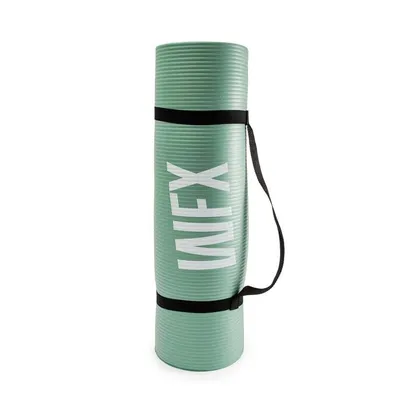 Image de #DoYourFitness : Tapis de yoga, tapis de fitness Sharma, antidérapant, pour débutants et avancés, protège les articulations, idéal pour la gymnastique, usage intérieur et extérieur, dimensions : 183 x 61 x 0,8 cm, sport
