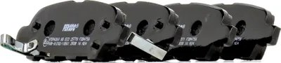 Produktbild von FERODO FDB4756 Bremsbeläge Satz für NISSAN Qashqai / Qashqai +2 I (J10, NJ10) für RENAULT KOLEOS (HY) Koleos II (HC)