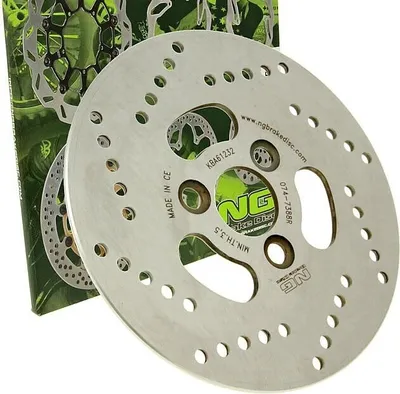 Image de Disque de frein NG 074 - 180 / 34 / 4mm 3 trous pour Suzuki Katana LC AC Address Zillion Estilete 50 / 100 ccm