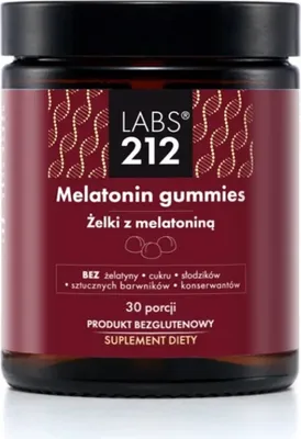 Zdjęcie produktu dla Labs212 Melatonin żelki z melatoniną (30 żelek) BI9635