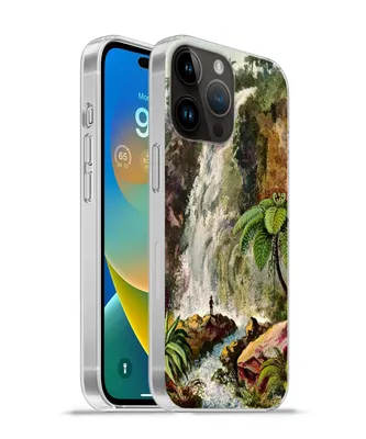 Produktbild von MuchoWow® Handyhülle Schutzhülle Hülle für Apple iPhone 14 Pro - Softcase Wasserfall - Kunst - Alte Meister Silikon Softcase Handy Hülle - Umschlag