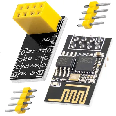 Produktbild von AZ-Delivery Mikrocontroller ESP8266 01S esp-01S Wlan WiFi Modul mit Breadboardadapter, 1x Set