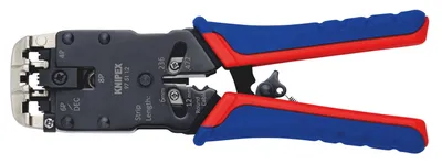 Image de Pince à sertir Knipex pour fiches western 4/6/8 pôles