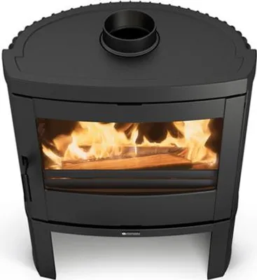 Immagine prodotto di Stufa a legna in ghisa 7,7kw nera Nordica extraflame JENNIFER2.0