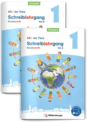 Produktbild von ABC der Tiere 1 Neubearbeitung - Schreiblehrgang Druckschrift Kompakt, Teil A und B