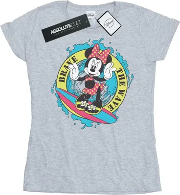 Produktbild von Disney - "Brave The Wave" T-Shirt für Damen BI32204 (S) (Grau)