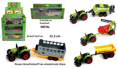 Obrázok produktu pre Traktor s kovovým prívesom 3588270049105