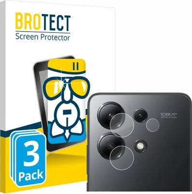 Produktbild von 3x BROTECT Schutzglas für Xiaomi Redmi Note 13 5G (NUR Kameraschutz) Schutzfolie Panzer Folie Glas Display Schutz klar