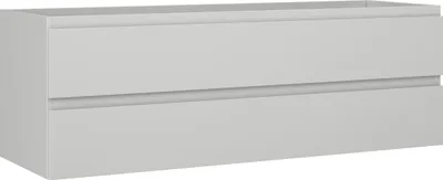 Produktbild von Mexen Orio Badschrank unter Waschbecken 140 cm, 2 Schubladen, grau matt - 91A10-14047-2-BFF62