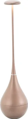 Immagine prodotto di Zafferano Dondolina - Lampada da Tavolo Led Ricaricabile IP65, Senza Fili, Dimmer Touch - Design Italiano Colore Bronzo