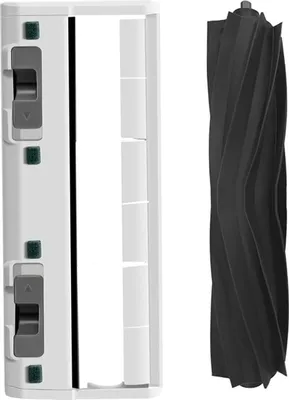 Produktbild von Gummi-Hauptbürste für Ecovacs Staubsauger, OZMO T20 T10 T9 T8 T5 950 Serie Gummibürste (weiß)