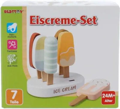 Produktbild von Besttoy - Eiscreme Set aus Holz