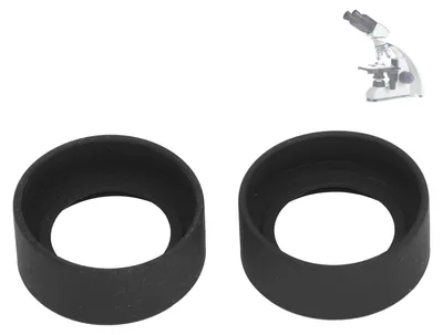 2er-Pack Gummiaugenmuscheln für Mikroskop-Okulare 40-42 mm