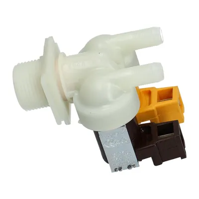 Produktbild von Magnetventil Ventil Waschmaschine Bosch Siemens 087076 00087076 2-fach 180° 10,5mmØ
