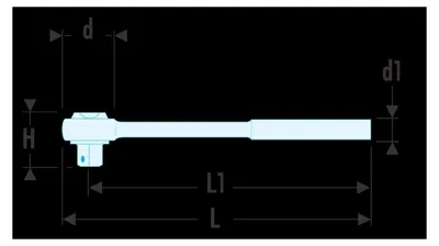Immagine prodotto di Facom Umschaltknarre 1/2", lang